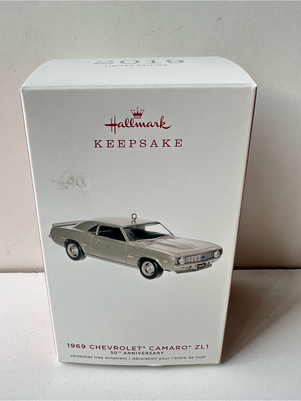 2019 Hallmark Ornament, 1969 Chevrolet Camaro, ZL1 50th Anniversary, NIB
